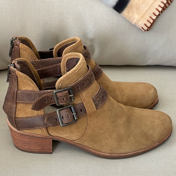UGG Leather Strapped Ankle booties - Picture 3 of 7